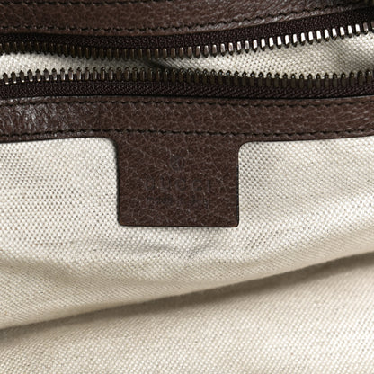 Gucci GG Supreme Monogram Web Ophidia Half Moon Hobo Brown 6 of 13