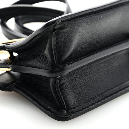 Fendi Shiny Nappa Nano Peekaboo Maxi Handle Satchel Black 7 of 8