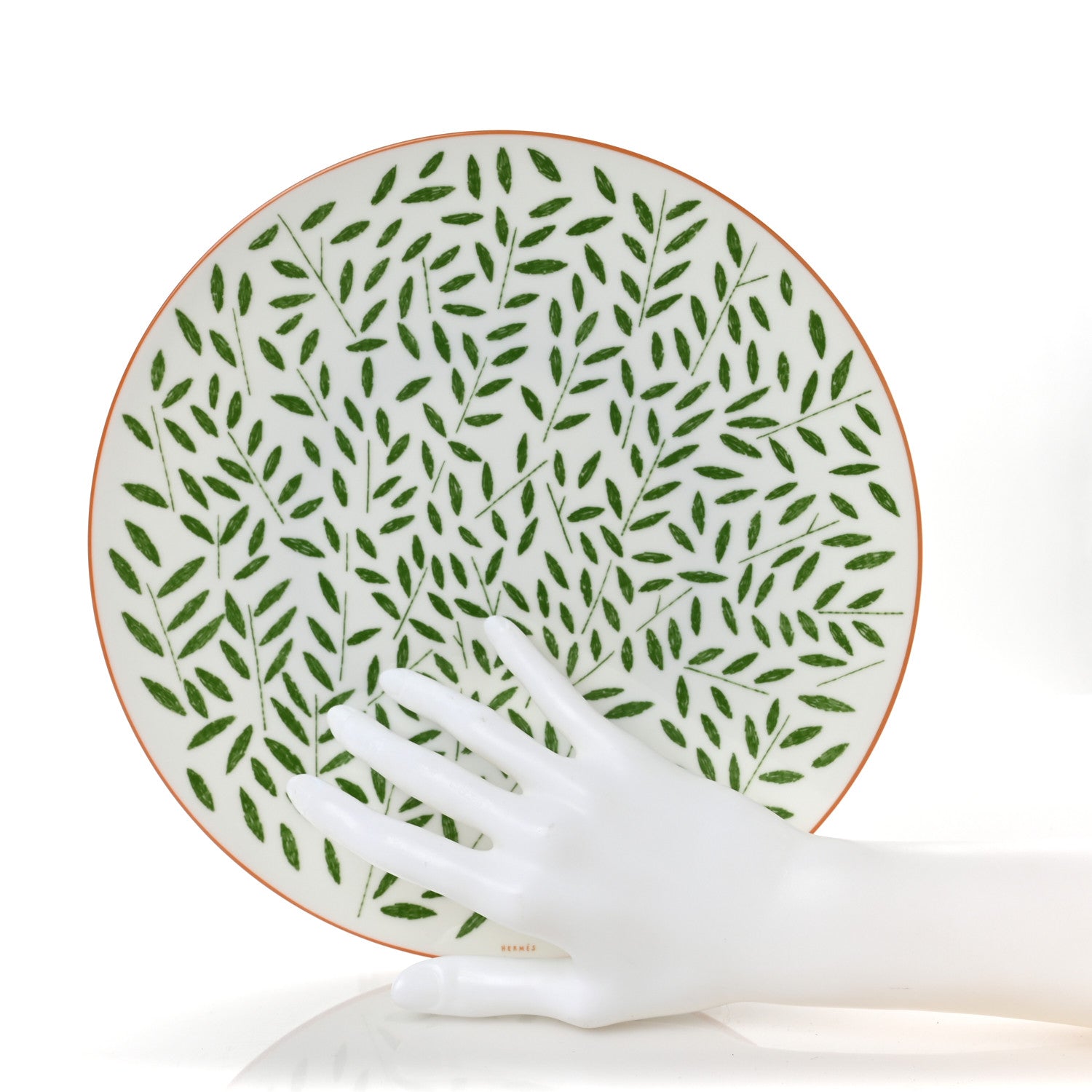 Hermes Porcelain A Walk In The Garden Dinner Plate Set of 2 2 of 5
