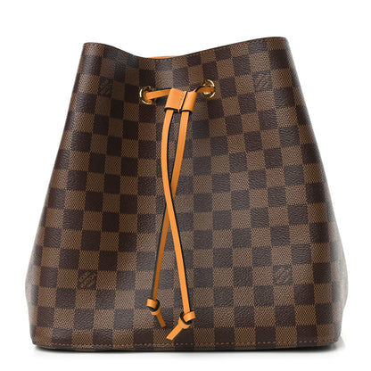 Louis Vuitton Damier Ebene Neonoe MM Safran 1 of 8