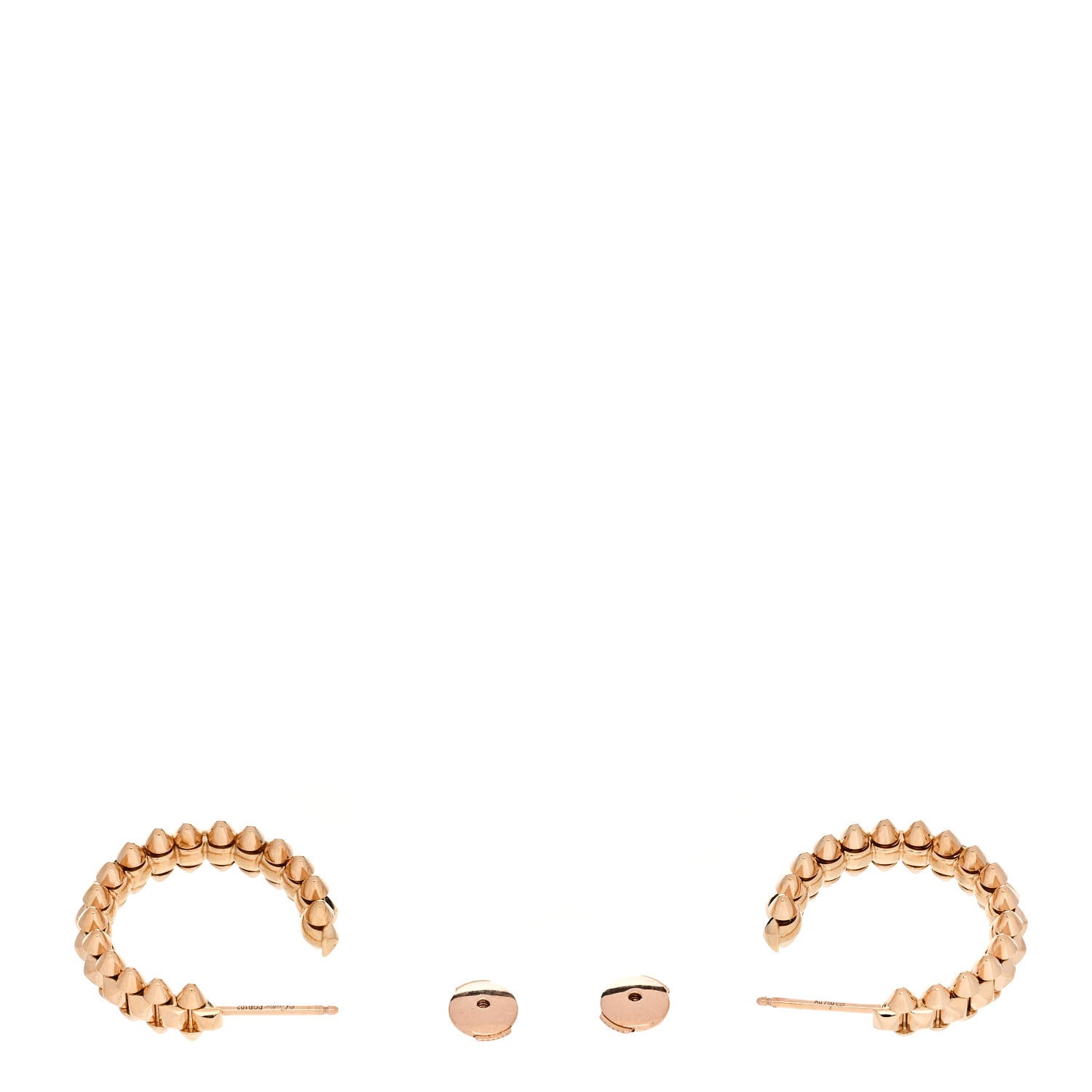 Cartier 18K Pink Gold Small Clash de Cartier Earrings 3 of 5