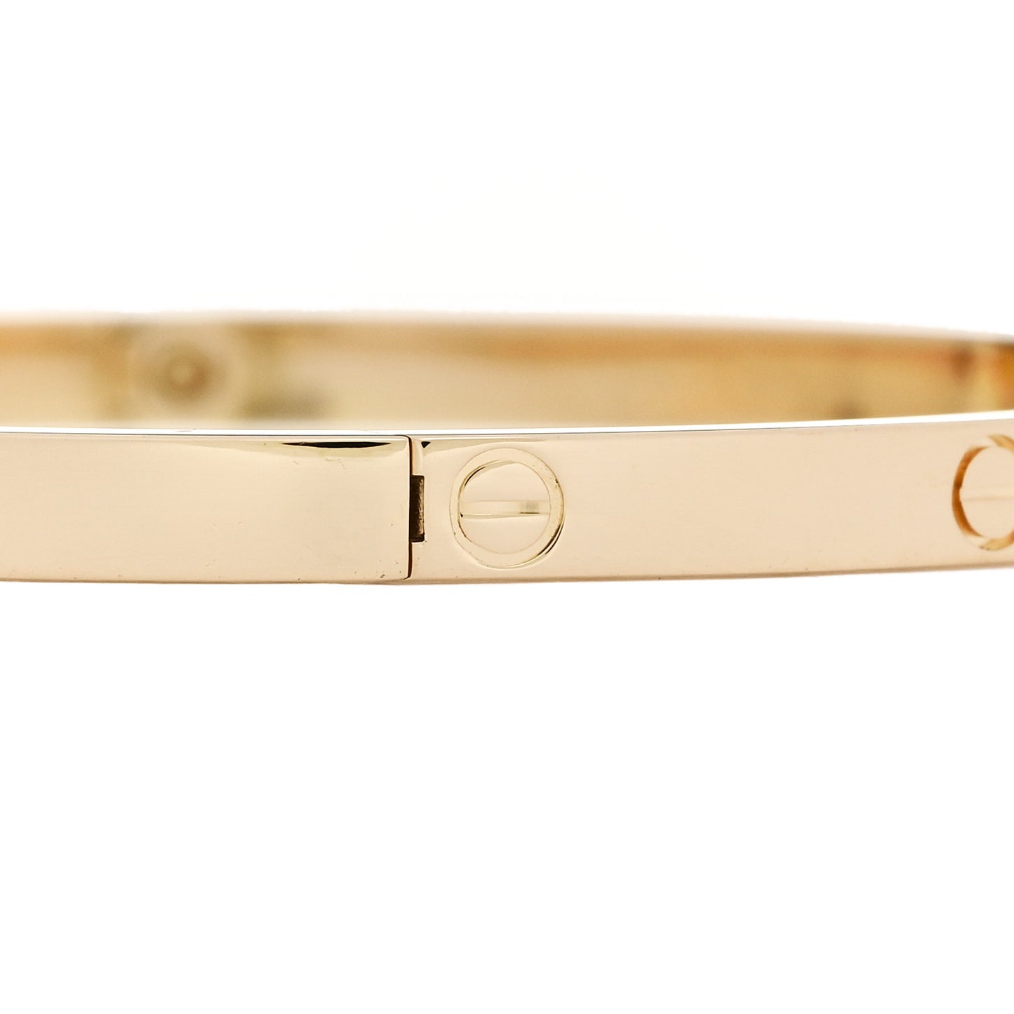 18K Yellow Gold Small LOVE Bracelet 17