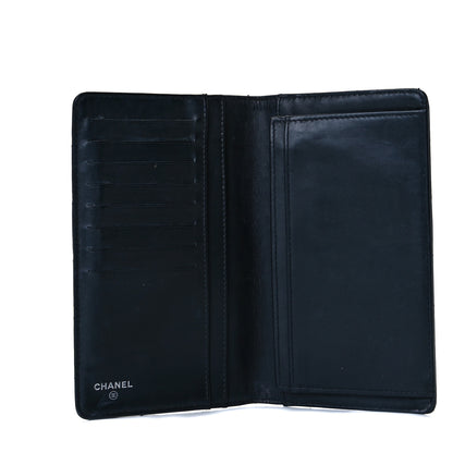 Chanel Patent Quilted Brilliant Yen Wallet Black 5 of 10