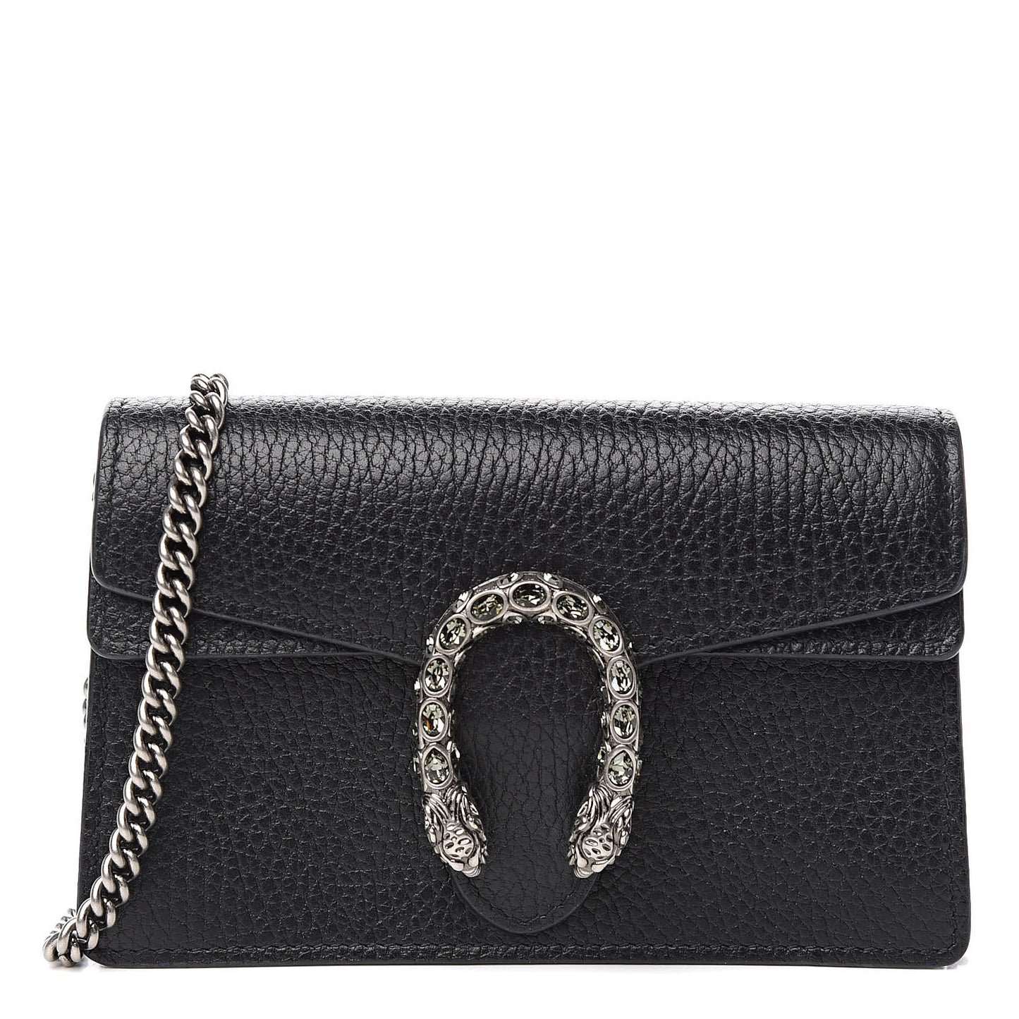 Calfskin Super Mini Dionysus Shoulder Bag Black