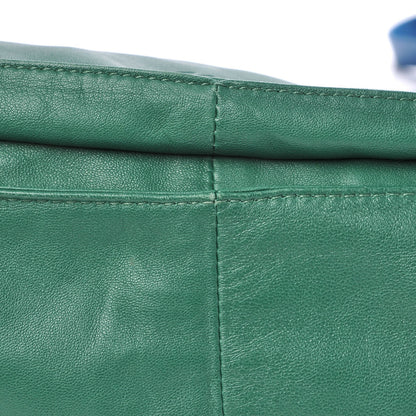 Loewe Calfskin Flamenco Shoulder Bag Green 11 of 14