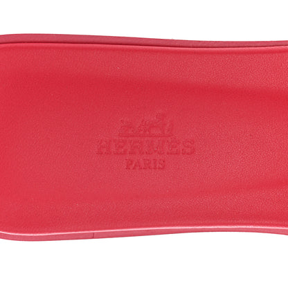 Hermes Calfskin Oran Sandals 40 Rose Vinicunca 7 of 9