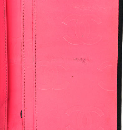 Chanel Calfskin Quilted Cambon Yen Wallet Black 10 of 11