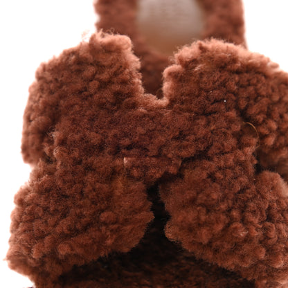 Hermes Woolskin Oran Sandals 38 Cognac 8 of 9