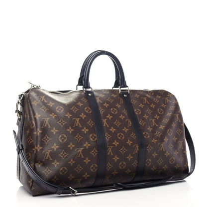Louis Vuitton Monogram Macassar Keepall Bandouliere 45 2 of 10