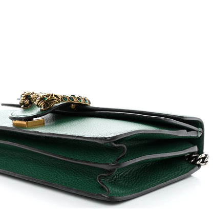 Gucci Pebbled Calfskin Small Dionysus Shoulder Bag Emerald 10 of 13