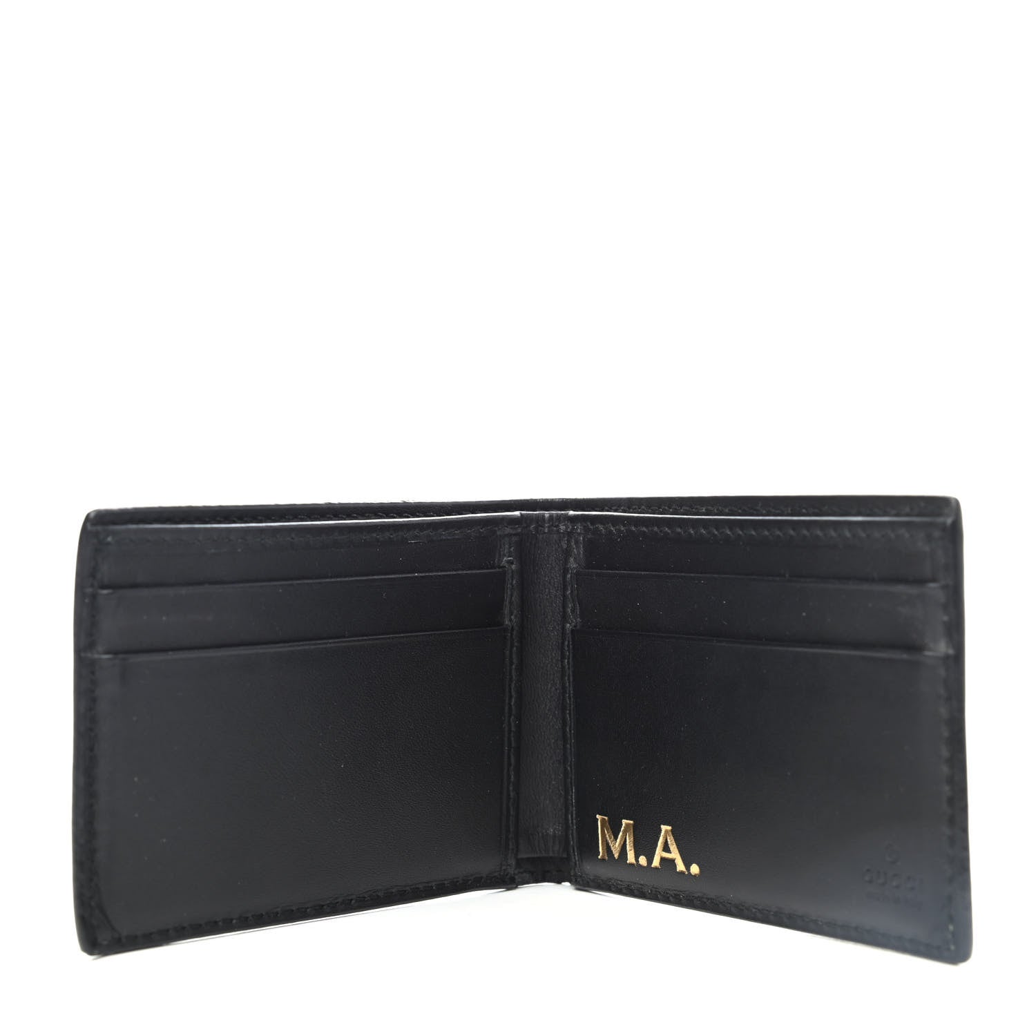 Gucci GG Supreme Monogram Tiger Bi-Fold Wallet Beige 4 of 4
