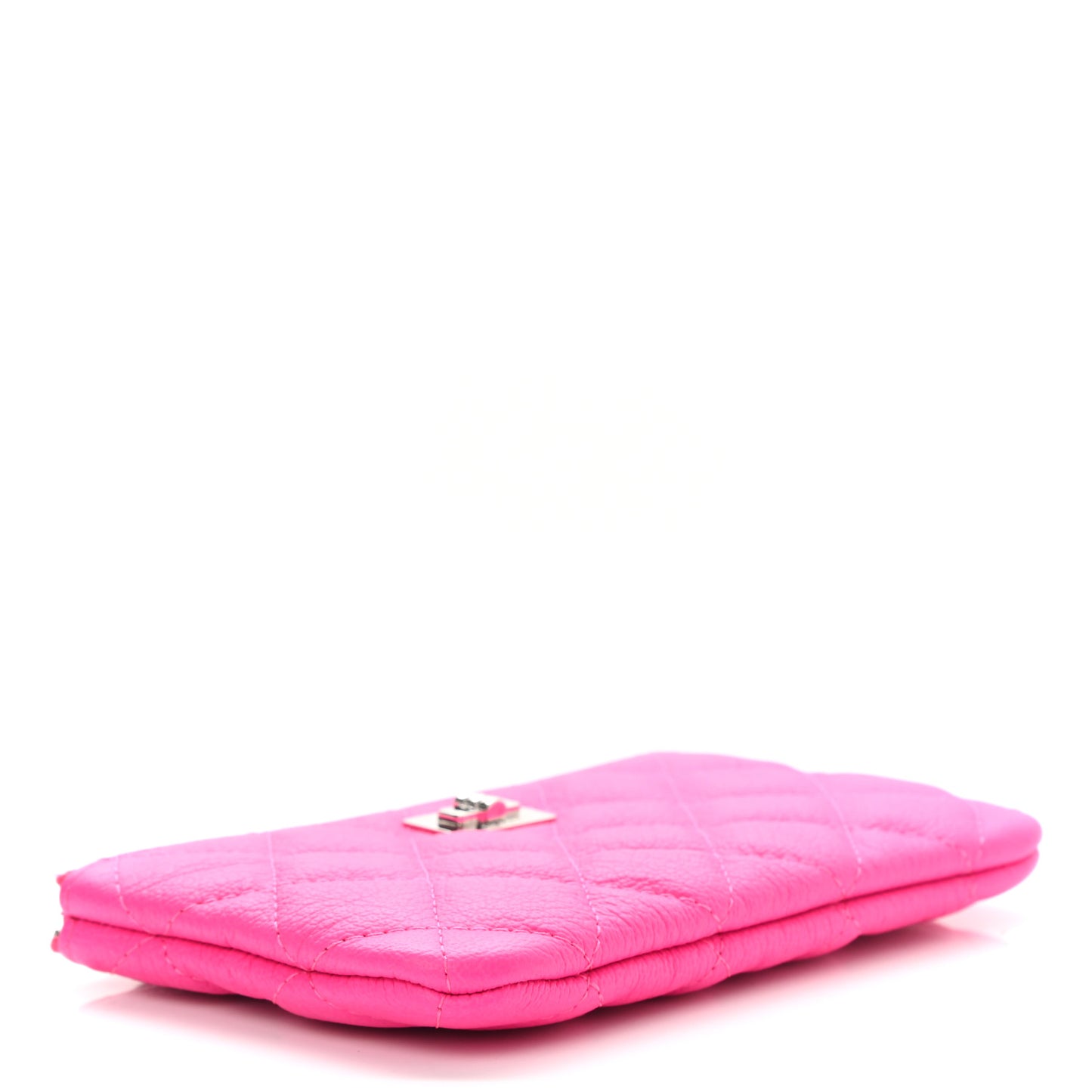 Goatskin Quilted Small Reissue Cosmetic Case Pink