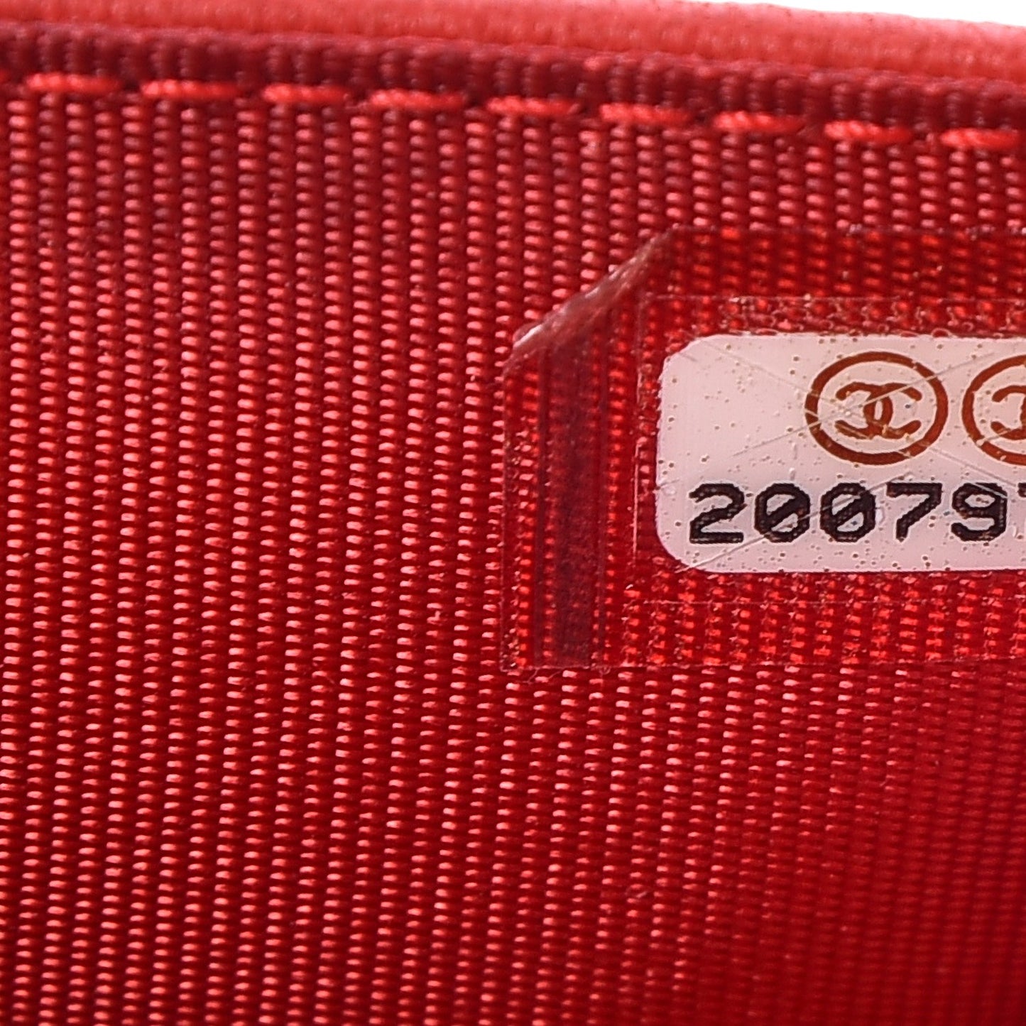 Lambskin Studded Timeless CC Small Flap Wallet Red