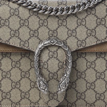 Gucci GG Supreme Monogram Small Dionysus Shoulder Bag Taupe 8 of 11