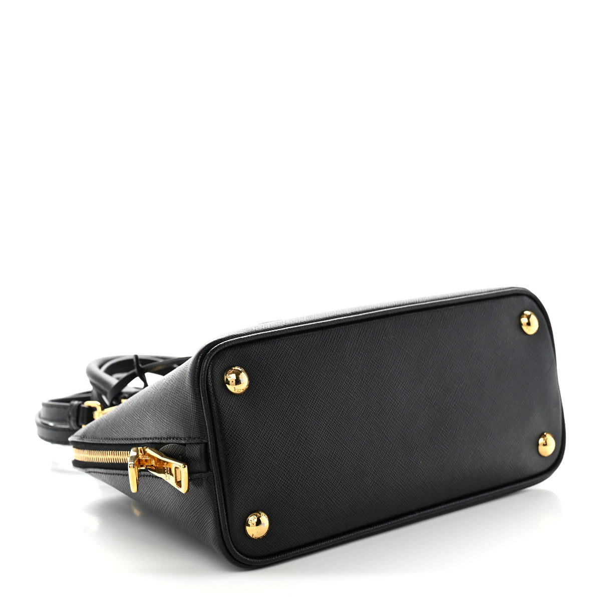Saffiano Lux Small Promenade Tote Black
