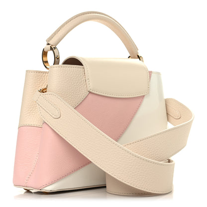 Louis Vuitton Taurillon Gelato Capucines BB Tonal Vanilla Beige 3 of 12