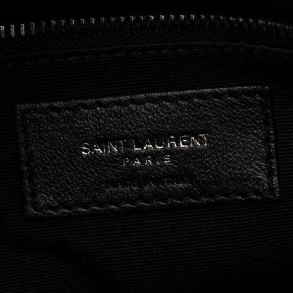 Saint Laurent Crinkled Calfskin Matelasse Monogram Medium Niki Shopper Tote New Vert Dark Green 6 of 10