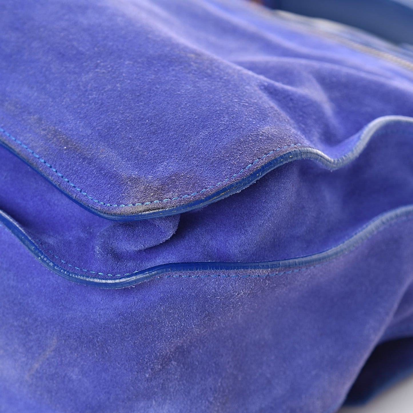 Suede Medium PS1 Satchel Royal Blue