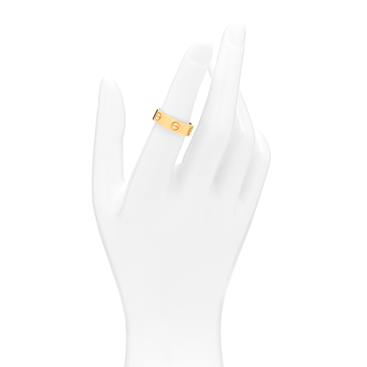 Cartier 18K Yellow Gold 5.5mm LOVE Ring 51 5.75 2 of 4