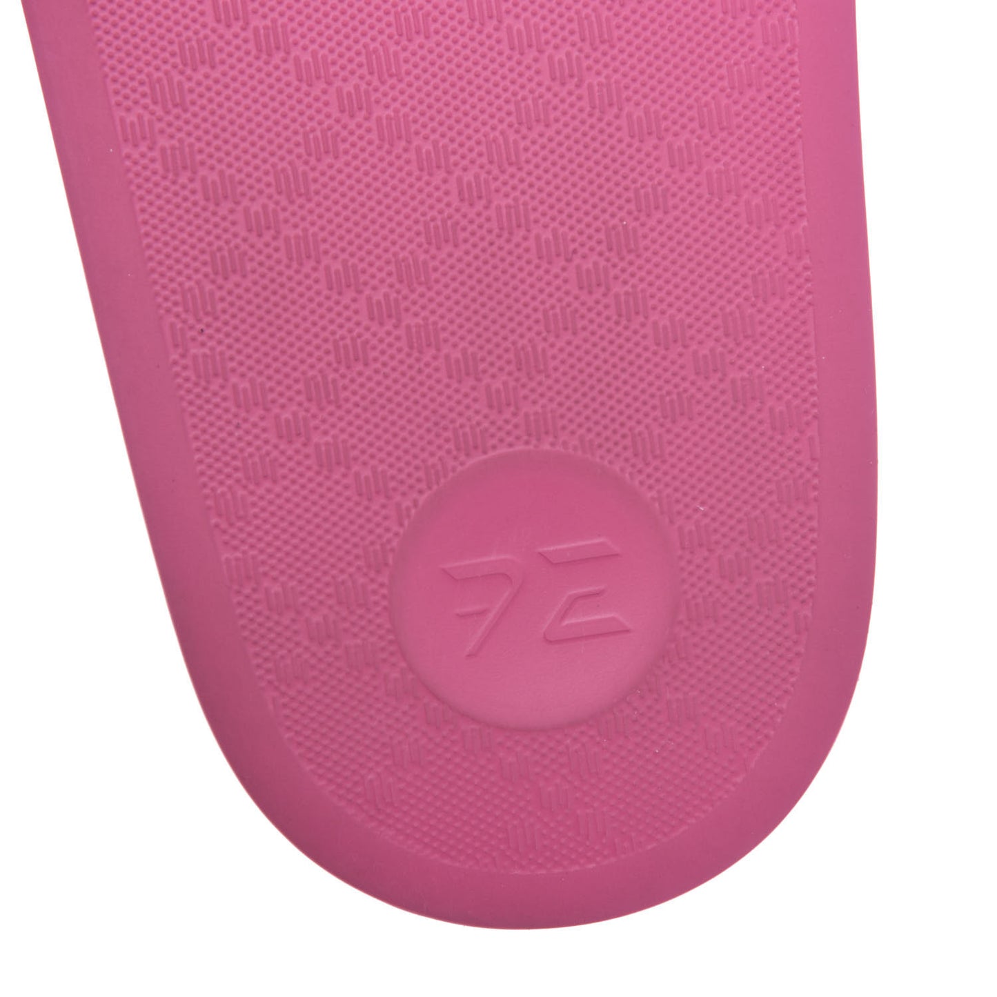Rubber Logo Stamped Mens Slide Sandals 8 Fuchsia
