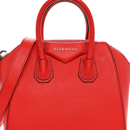 Givenchy Sugar Goatskin Mini Antigona Pop Red 9 of 15