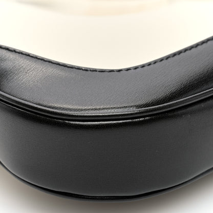 Gucci Boarded Dyana Lux Calfskin Bi-Color Small Jackie 1961 Hobo Mystic White Black 9 of 10