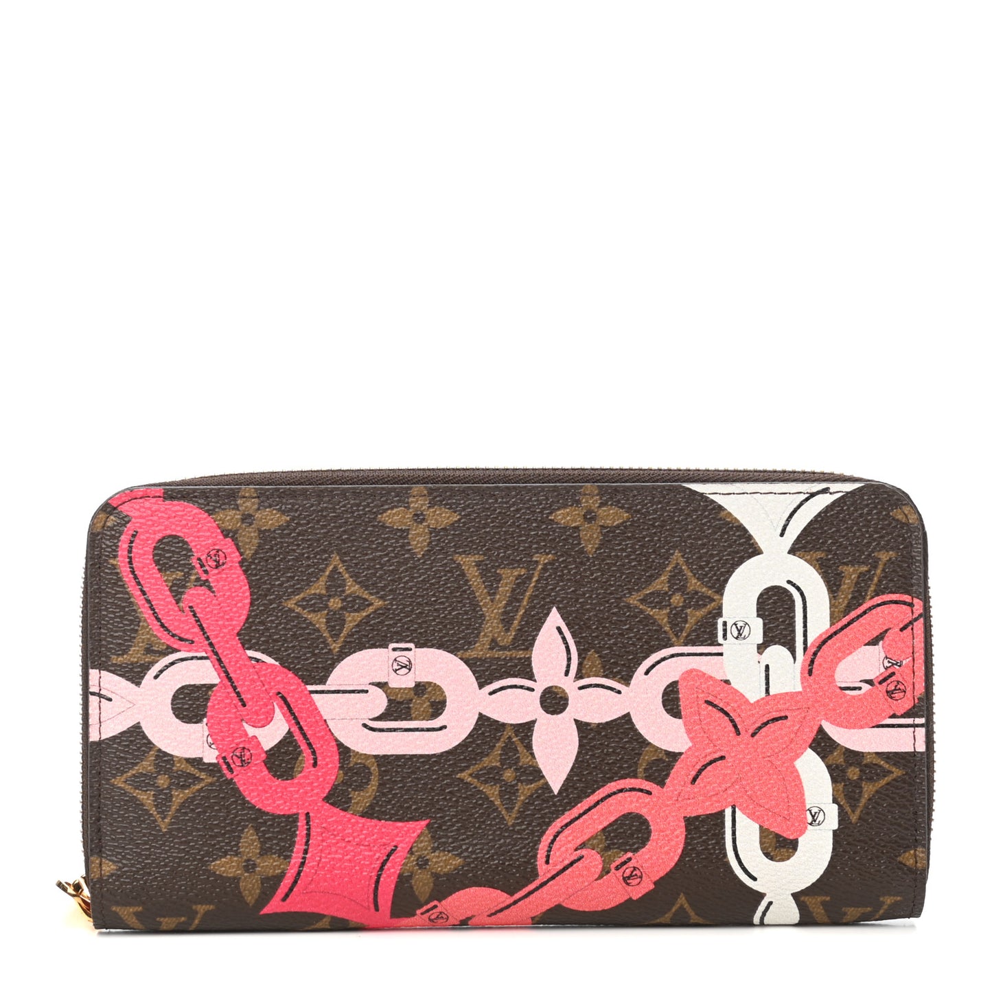Monogram Bay Zippy Wallet Rose Ballerine Poppy