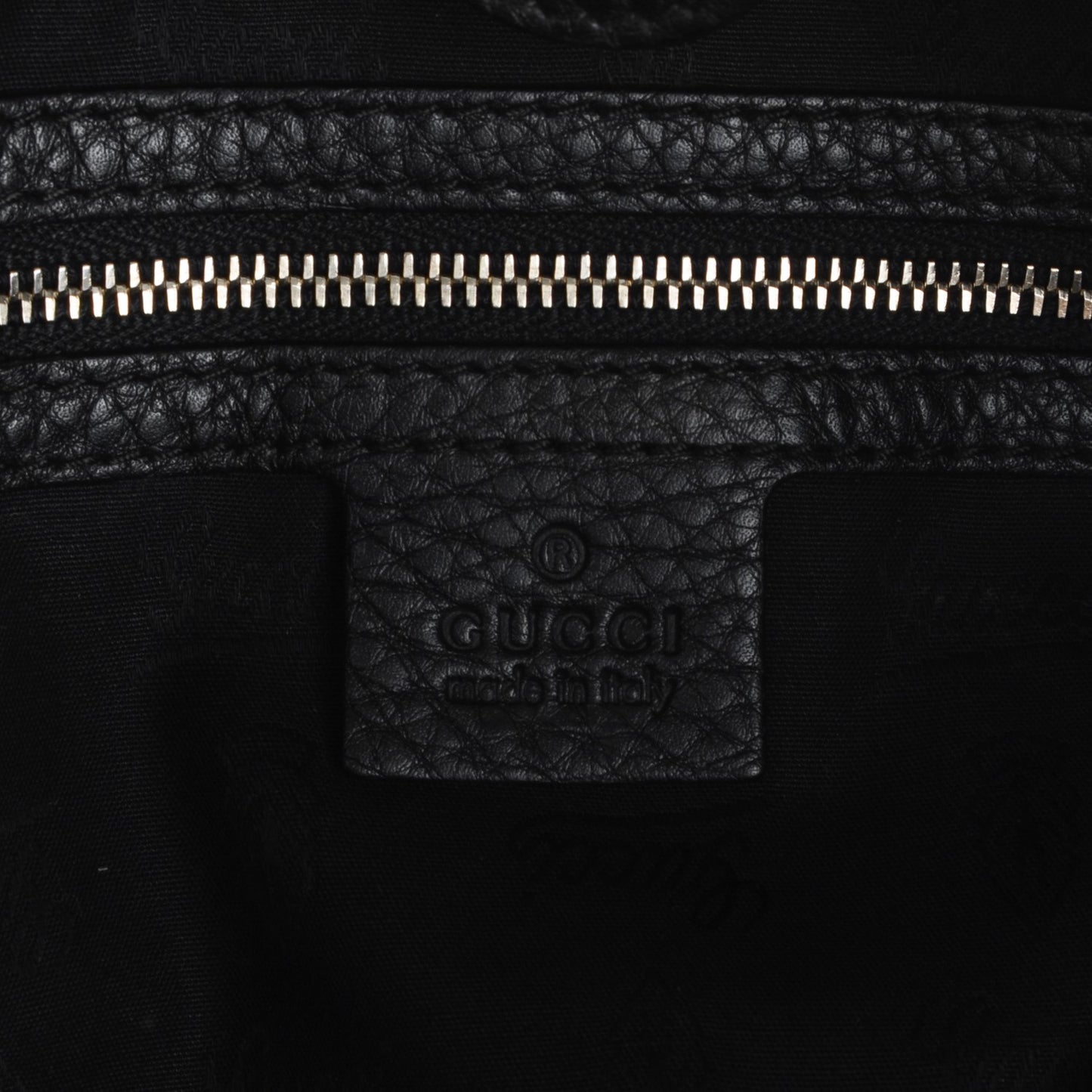 Pebbled Calfskin Medium Heritage Shoulder Bag Black