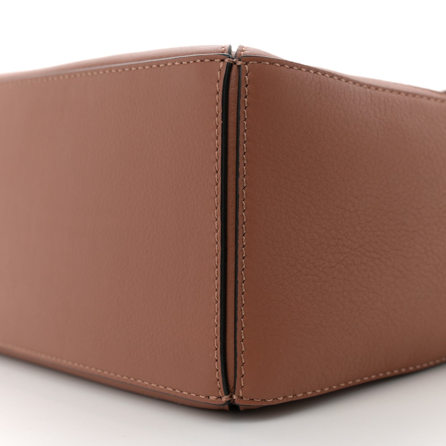 Loewe Grained Calfskin Small Puzzle Bag Tan 10 of 10