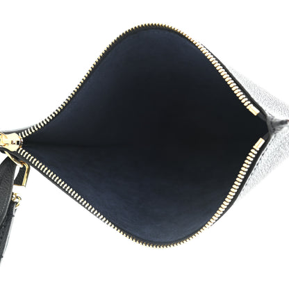 Louis Vuitton Empreinte Monogram Giant Neverfull MM Pochette Black 5 of 8