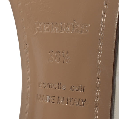 Hermes Matte Niloticus Crocodile Himalaya Premiere 105 Sandals 38.5 White 7 of 12