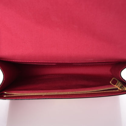 Louis Vuitton Patent Louise Clutch Rose Indien 6 of 7