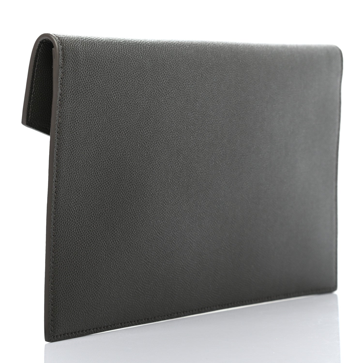 Saint Laurent Grain De Poudre Uptown Pouch Pebble 3 of 7