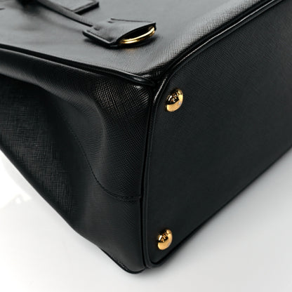 Prada Saffiano Medium Galleria Double Zip Tote Black 9 of 10