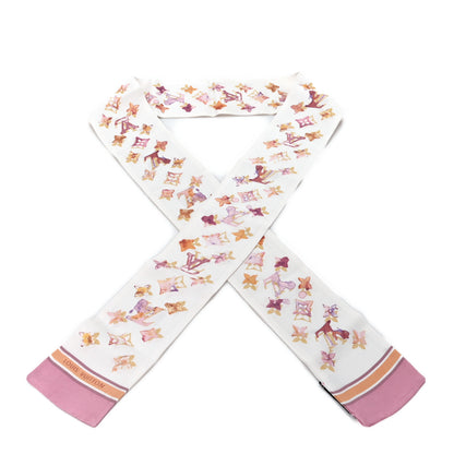 Louis Vuitton Silk Watercolor Aquarelle Bandeau White 1 of 4