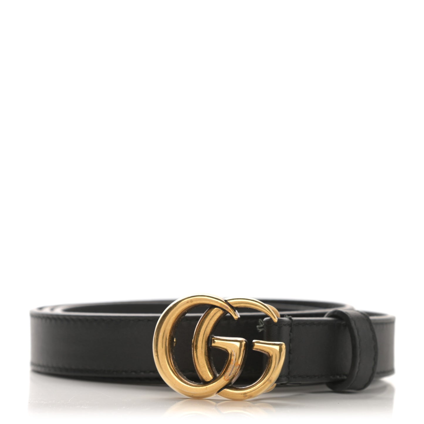 Calfskin Double G 20mm Belt 90 36 Black
