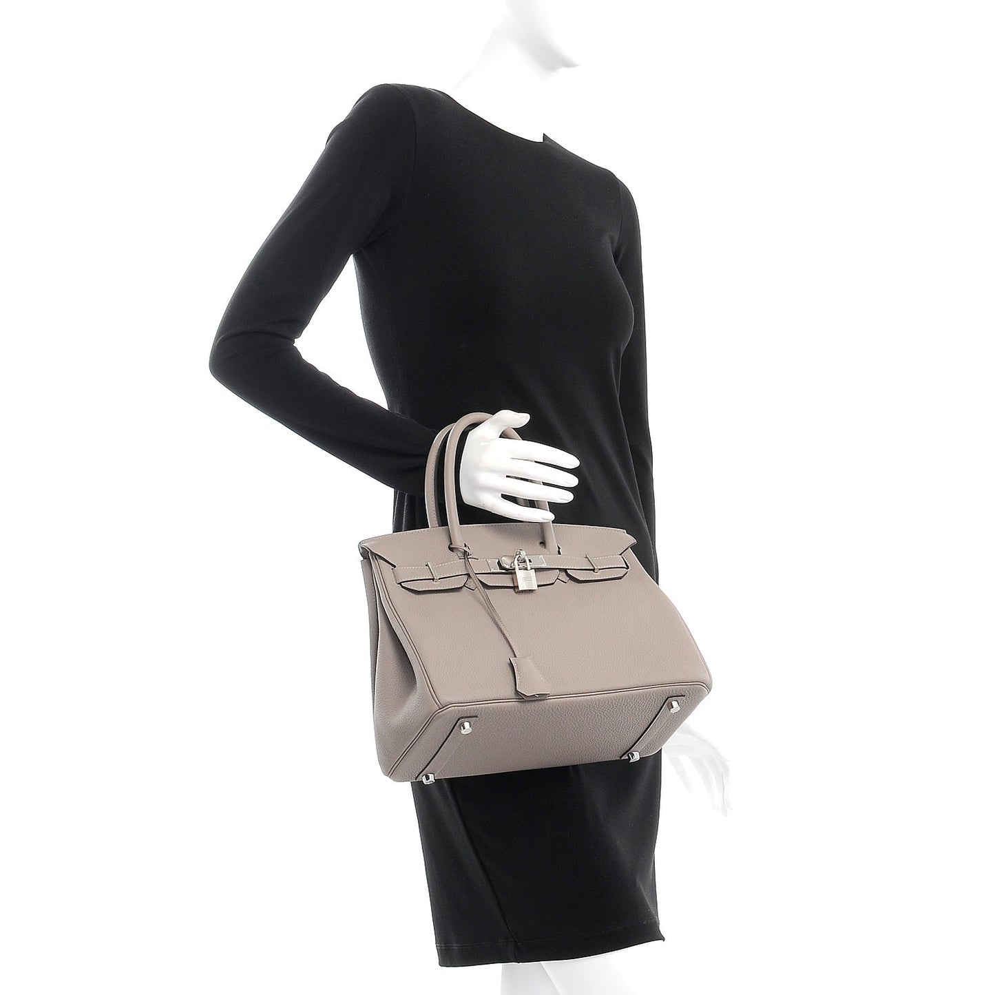 Togo Birkin 30 Gris Asphalte
