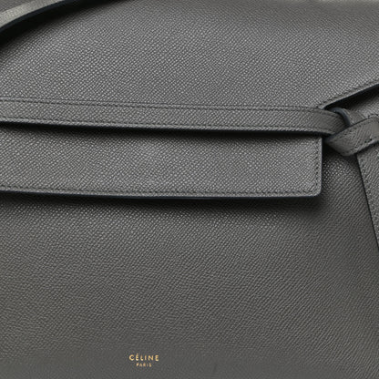 Celine Grained Calfskin Micro Belt Bag Grey 8 of 11