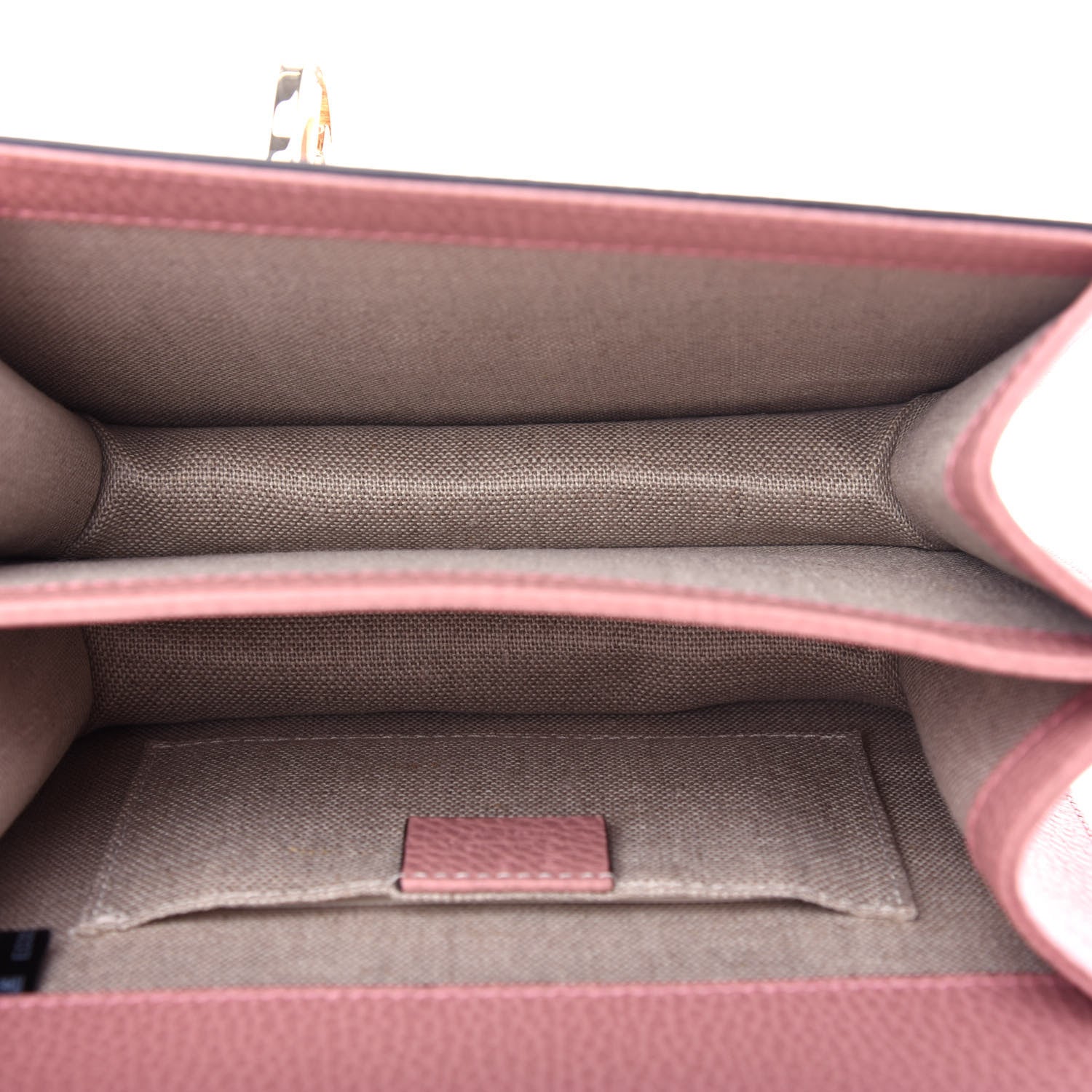 Gucci Dollar Calfskin Small Interlocking G Shoulder Bag Soft Pink 5 of 10