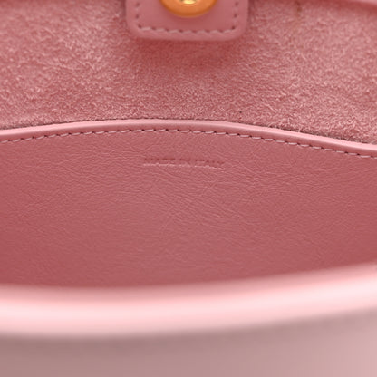 Celine Smooth Calfskin Mini Cuir Triomphe Bucket Bag Light Pink 5 of 9