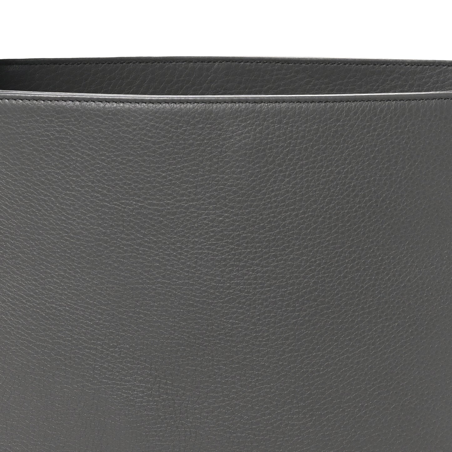 Grained Calfskin Piper Hobo Charcoal