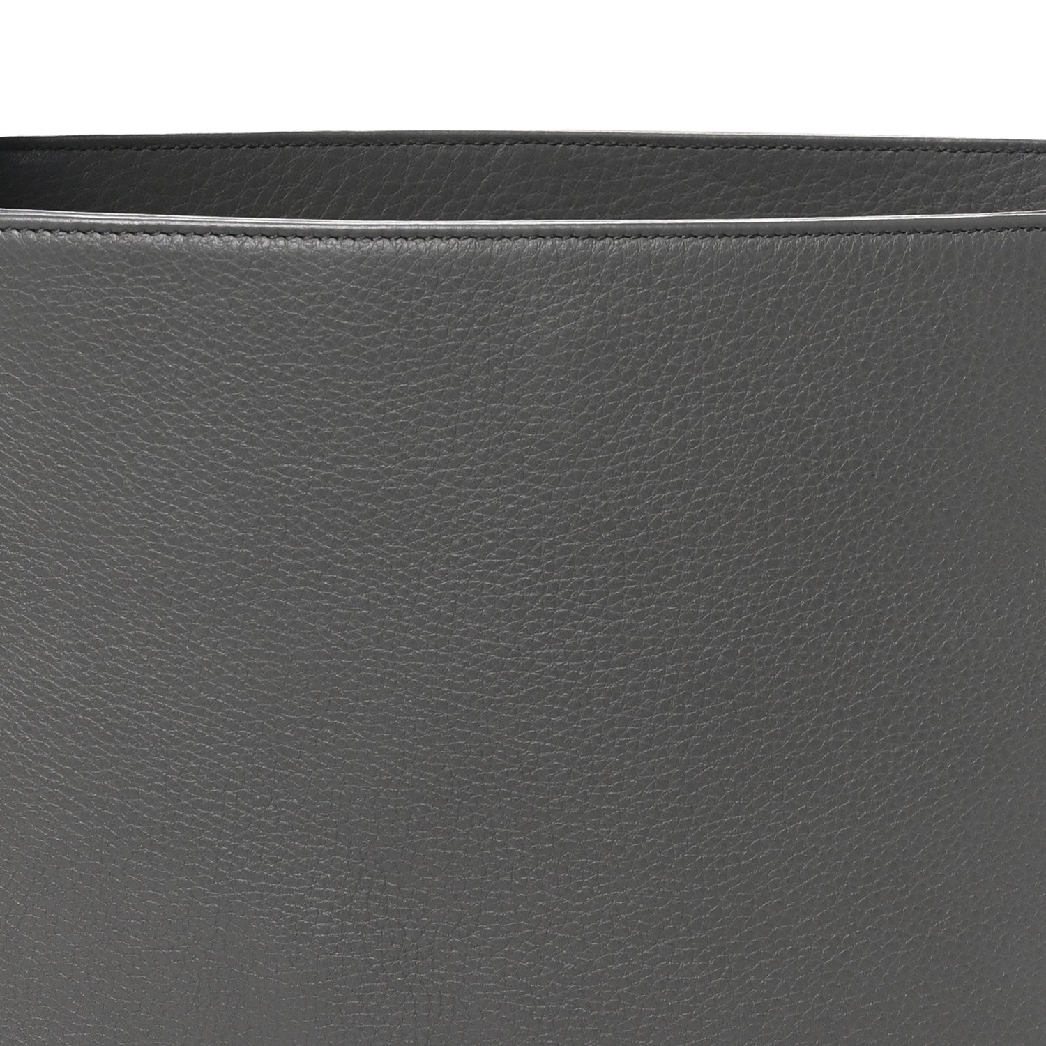 The Row Grained Calfskin Piper Hobo Charcoal 7 of 9