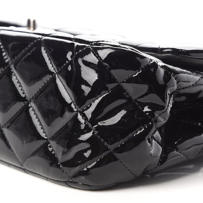 Chanel Patent Quilted Jumbo Double Flap Black 8 of 8
