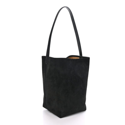The Row Suede Calfskin Medium N/S Park Tote Black 3 of 10