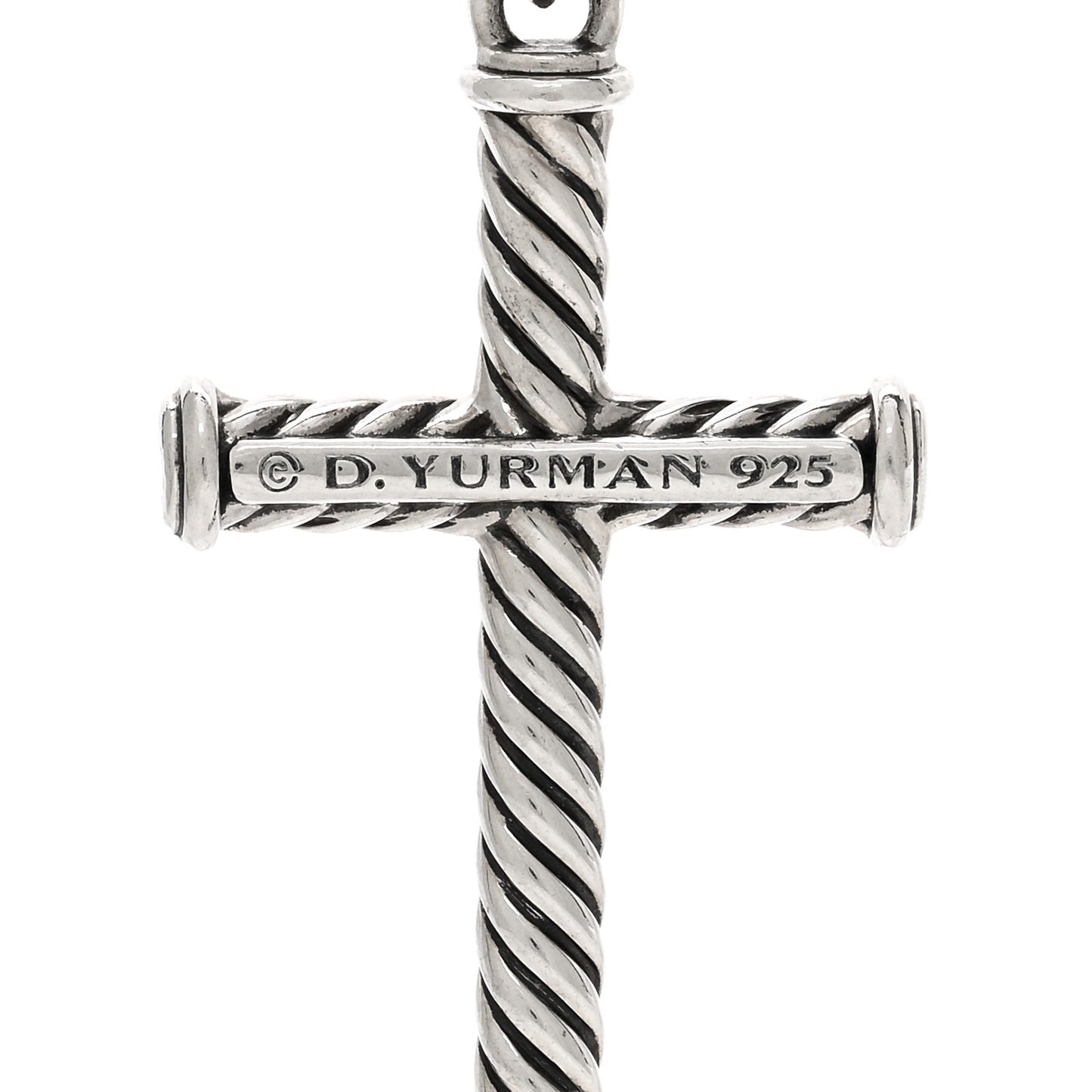 DAVID YURMAN Sterling Silver Cable Cross Pendant