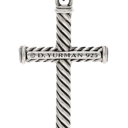 David Yurman DAVID YURMAN Sterling Silver Cable Cross Pendant 3 of 3