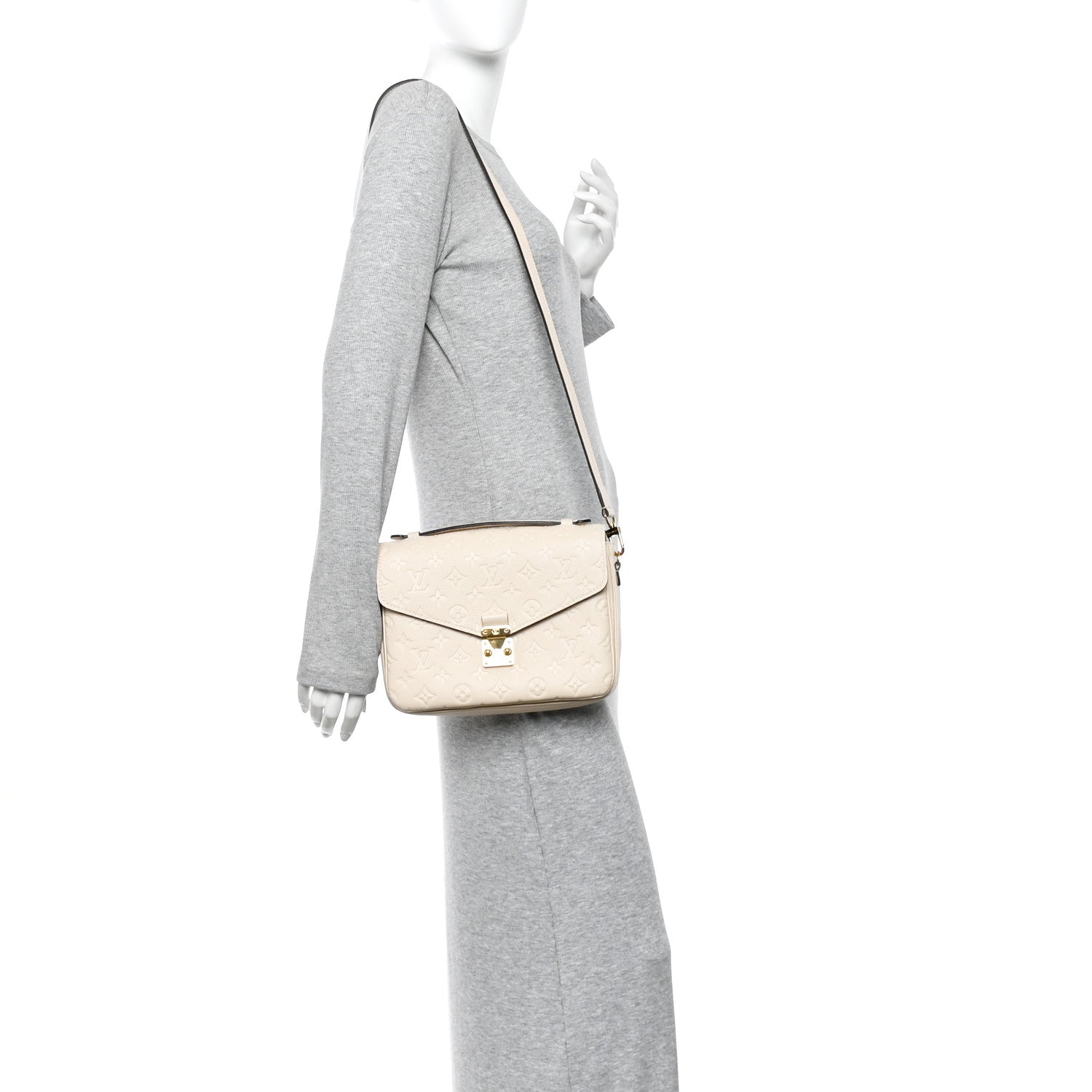 Louis Vuitton Empreinte Pochette Metis Creme 2 of 9