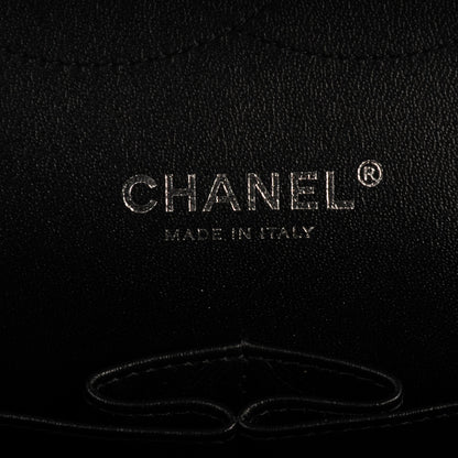 Chanel Lambskin Quilted Jumbo Double Flap So Black 7 of 8