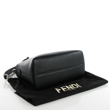Fendi Vitello Dolce Medium By The Way Boston Bag Black 3 of 7