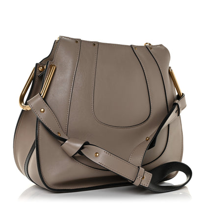 Chloe Grained Calfskin Small Hayley Hobo Motty Grey 2 of 10